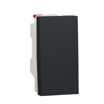 Вимикач 1-кл. сх.1, 10А 1 модуль Unica New антрацит NU310154 Schneider Electric 232196 фото