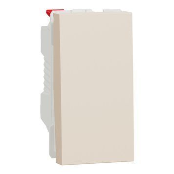Вимикач 1-кл. сх.1, 10А 1 модуль Unica New бежевий NU310144 Schneider Electric 232195 фото
