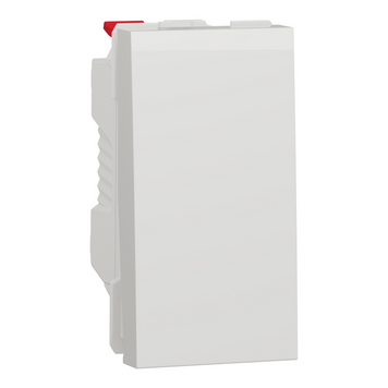 Вимикач 1-кл. сх.1, 10А 1 модуль Unica New білий NU310118 Schneider Electric 232193 фото