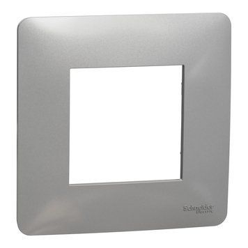 Рамка 1-місна Unica New алюміній NU200230 Schneider Electric 232025 фото