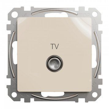 Розетка 4 дБ TV Sedna Design бежевий SDD112471 Schneider Electric 231425 фото