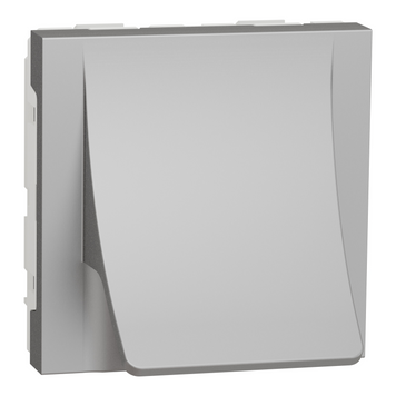 Вивід кабелю 16А 2 модулі Unica New алюміній NU386230 Schneider Electric 232378 фото