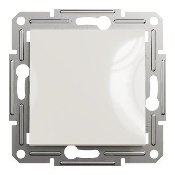 Вимикач 1-й Asfora крем без рамки EPH0170123 Schneider Electric 231321 фото