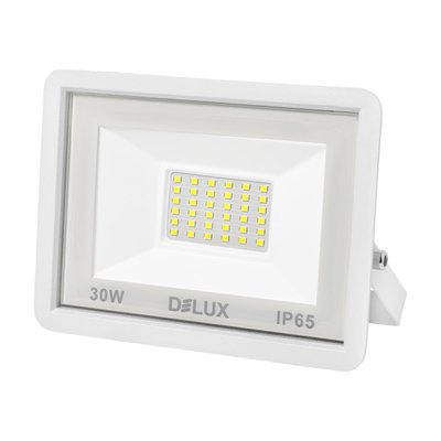 Прожектор LED 30Вт 6500K IP65 чорний DELUX 613252 фото