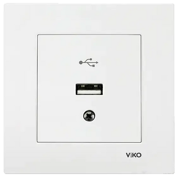 Розетка USB VI-KO Karre білий 221139 фото