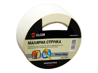 Малярная лента ELCOR TEM5050 50мм*50м 40206801 фото