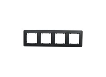 Рамка 4-місна горизонтальна Sedna Design чорний SDD314804 Schneider Electric 231453 фото