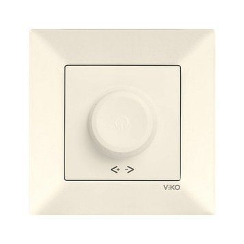Світлорегулятор 1000W Meridian Крем VIKO 221491 фото