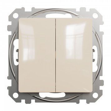 Вимикач 2-й Sedna Design бежевий SDD112105 Schneider Electric 231409 фото