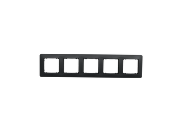 Рамка 5-місна горизонтальна Sedna Design чорний SDD314805 Schneider Electric 231454 фото