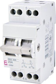 Перемикач навантаження SSQ 240 "1-0-2", 2p 40А 2421425 ETI 311092 фото