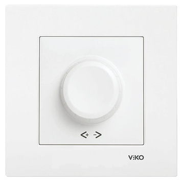 Світлорегулятор 6-100w для LED ламп Karre Білий VIKO 221164 фото