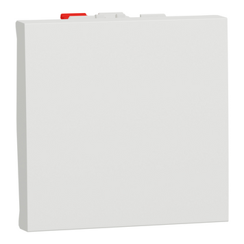 Вимикач 1-кл. кнопковий сх.1 10А 2 модулі Unica New білий NU320618 Schneider Electric 232232 фото