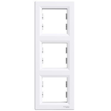 Рамка 3-місна вертикальна Asfora білий EPH5810321 Schneider Electric 231086 фото
