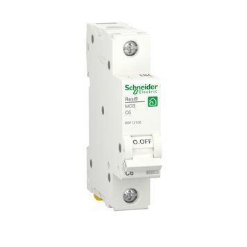 Автоматичний вимикач RESI9 1Р 6А 6kA C R9F12106 Schneider Electric 321094 фото