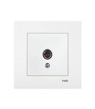 Розетка TV VIKO Karre білий 221111 фото