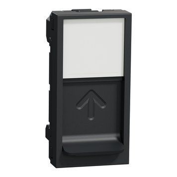 Центральна плата RJ45Keystone/Systimax 1 модуль Unica New антрацит NU946054 Schneider Electric 232463 фото