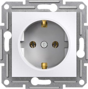 Розетка з з/к Asfora білий без рамки EPH2970121 Schneider Electric 231330 фото