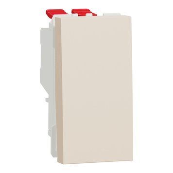 Перемикач 1-клав перехр сх.7 10А 1 модуль Unica New бежевий NU310544 Schneider Electric 232206 фото
