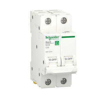 Автоматичний вимикач RESI9 2Р 16А 6kA C R9F12216 Schneider Electric 321095 фото