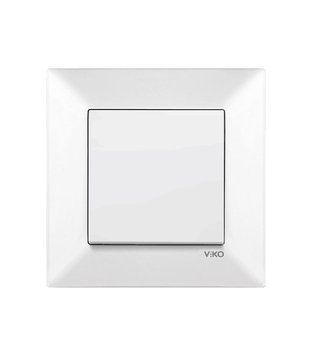 Вимикач 1 скр. VIKO Meridian&nbsp;білий 221400 фото