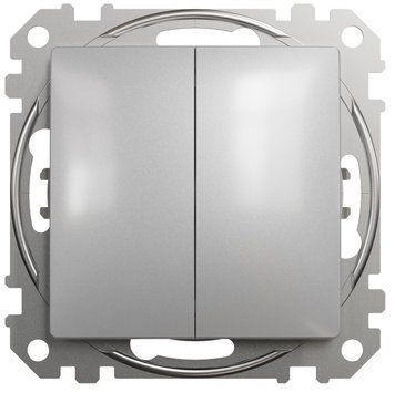 Вимикач 2-й Sedna Design алюміній SDD113105 Schneider Electric 231483 фото