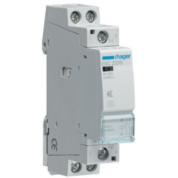 Контактор 25A, 1НВ+1НЗ, 230В ESC227 Hager 311023 фото