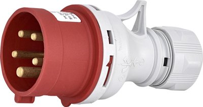 Вилка кабельна EV-3253 IP44 (32A,400V, 3P+N+PE)ЕТІ 470027 фото