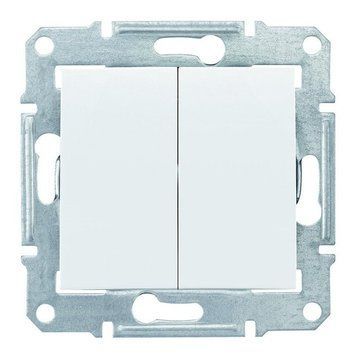 Вимикач /перемикач 2кл Sedna Design білий SDD111108 Schneider Electric 231402 фото