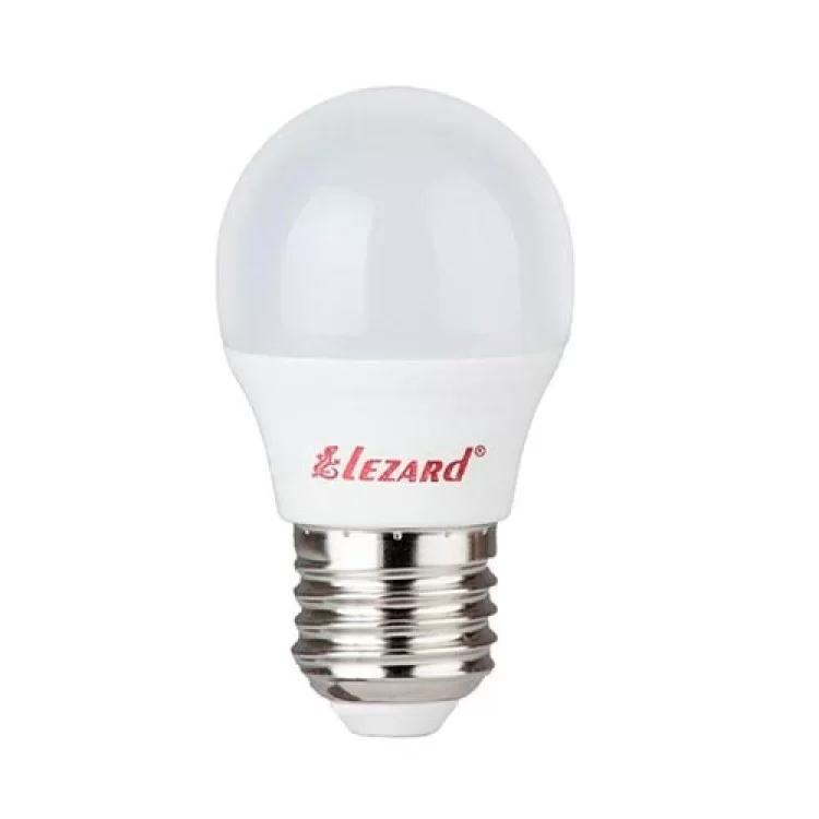 Лампа світлодіодна LED GLOB A45 5W 2700K E27 220V Lezard 534208 фото