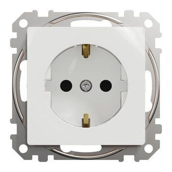 Розетка з/заз з з/шт Sedna Design білий SDD111022 Schneider Electric 231428 фото