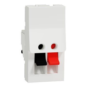 Аудіорозетка 1 модуль Unica New білий NU348718 Schneider Electric 232350 фото