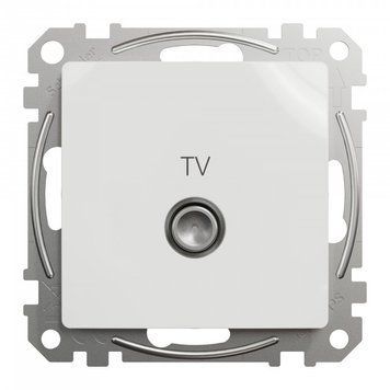 Розетка 4 дБ TV Sedna Design біла SDD111471 Schneider Electric 231424 фото