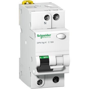 Диференційний вимикач АВДС DPN Vigi K Acti9 K6 1P+N 10A C 6кA A 30мА A9D21610 Schneider Electric 311218 фото