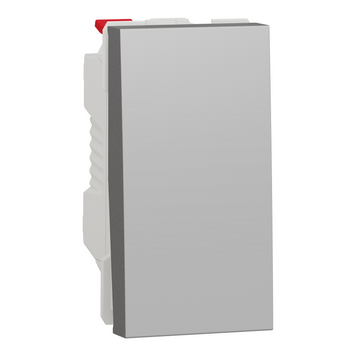 Вимикач 1-кл. сх.1, 10А 1 модуль Unica New алюміній NU310130 Schneider Electric 232194 фото